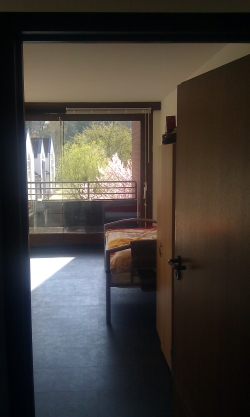 Wohnzimmer mit Balkon